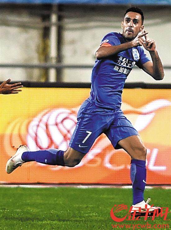 广州富力客场逆转贵州恒丰追赶积分榜前列